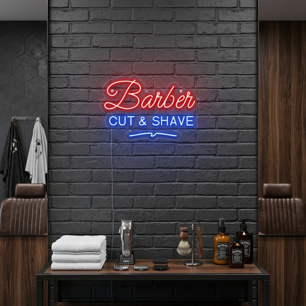 "BARBER Shop" Neonskilt