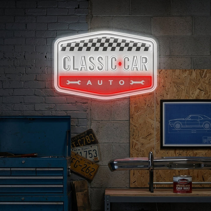 "Classic Car" Neonskilt
