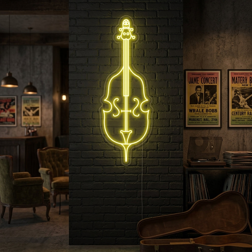 "Cello" Neonskilt