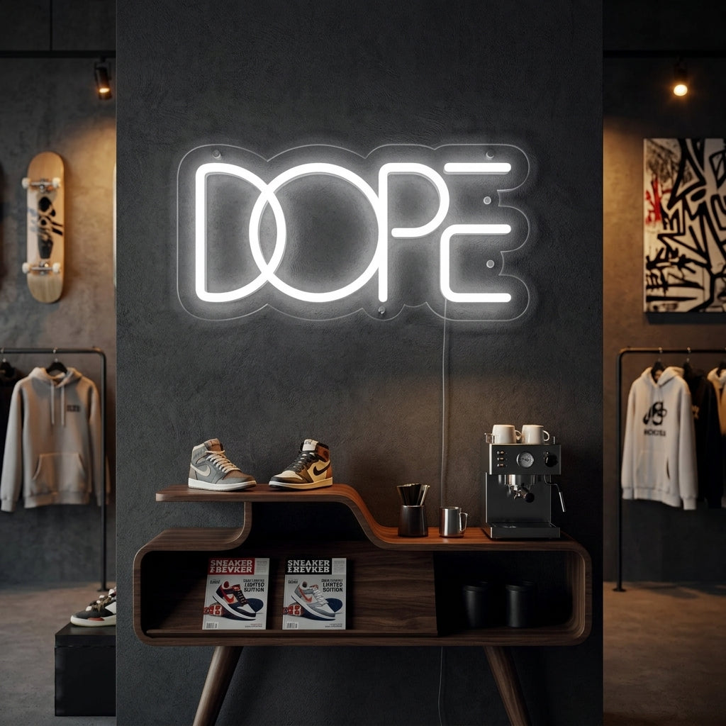 "DOPE" Neonskilt