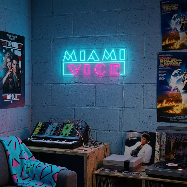 "Miami TV-Serie" Neonskilt