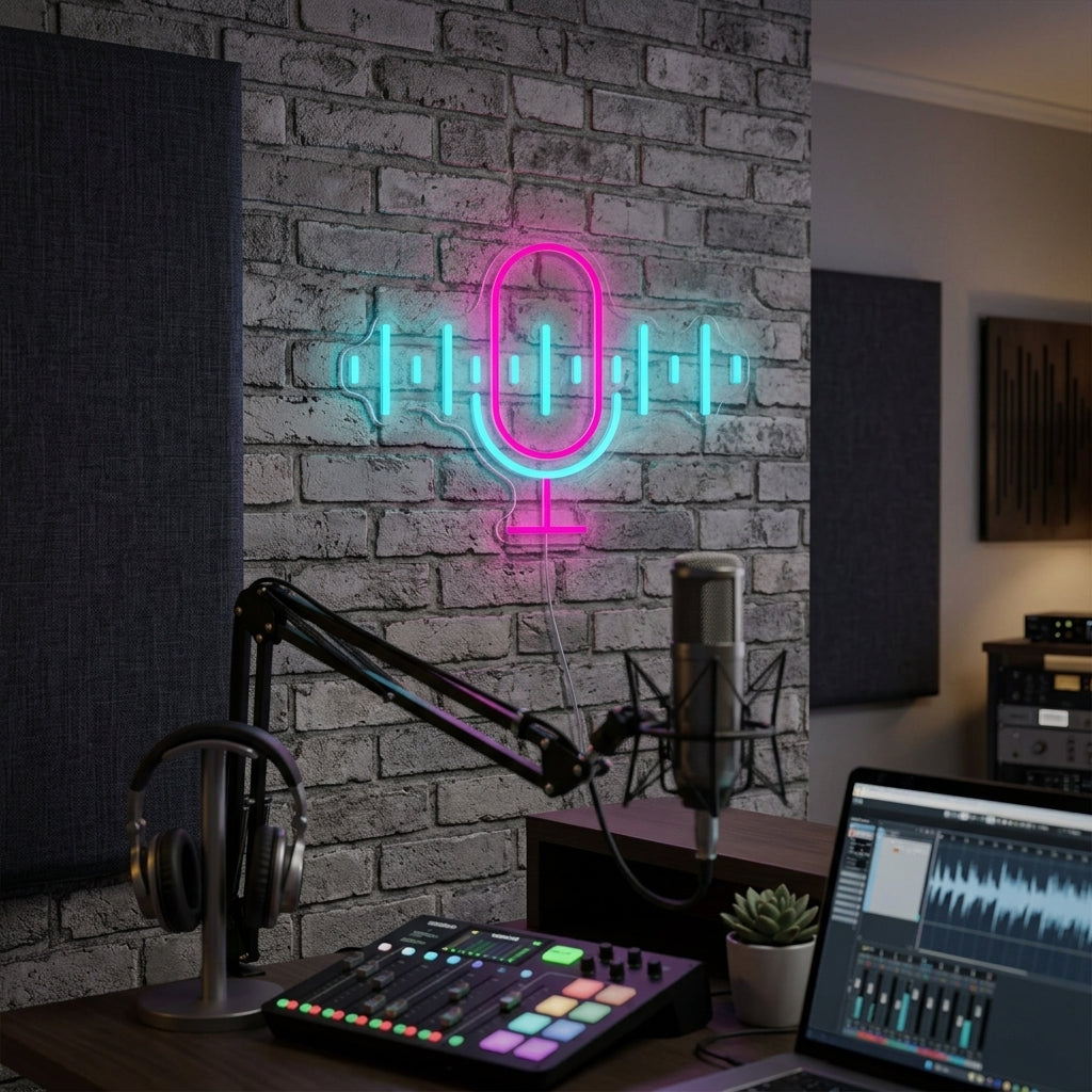 "Podcast" Neonskilt