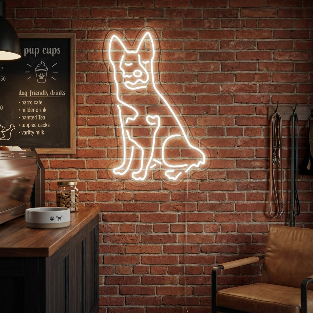 "Drovers Dog" Neonskilt