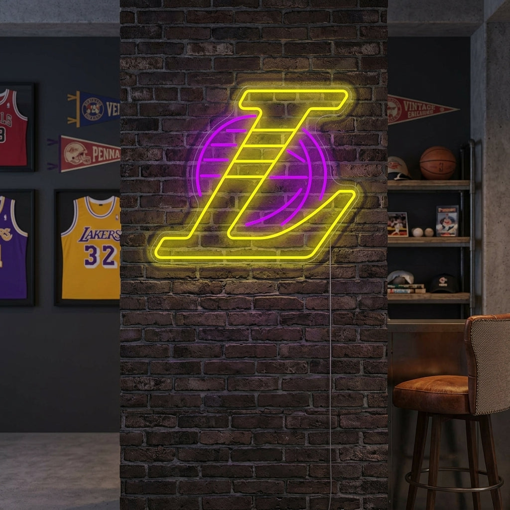 "La Basketball Team-logo" Neonskilt