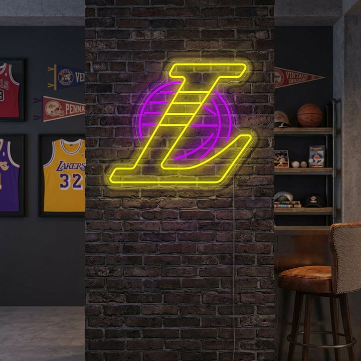 "La Basketball Team-logo" Neonskilt