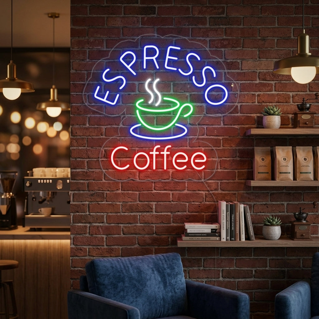 "Espresso Coffee" Neonskilt