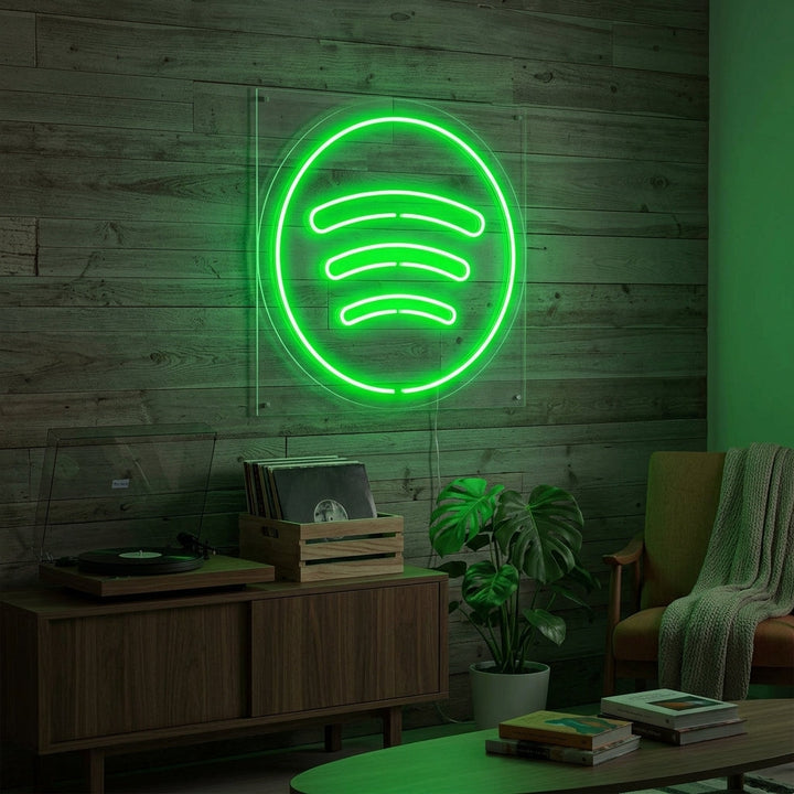 "Spotify logo" Neonskilt