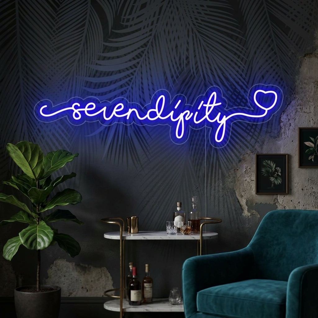 "Serendipity" Neonskilt