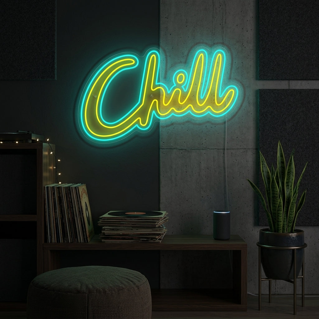 "Chill" Neonskilt