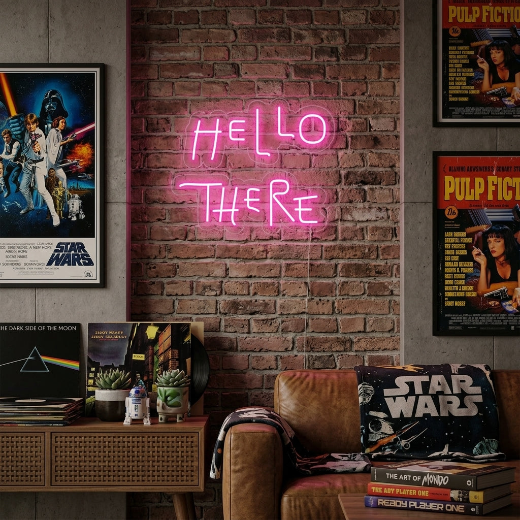 "Hello There" Neonskilt