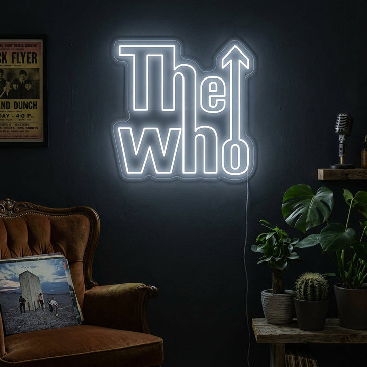 "The Who" Neonskilt
