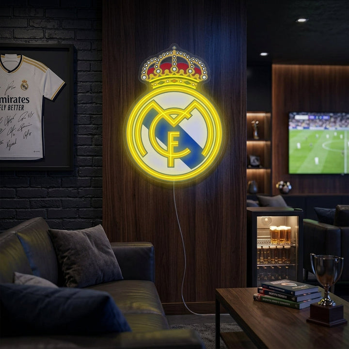 "Real Madrid-logoen" Neonskilt