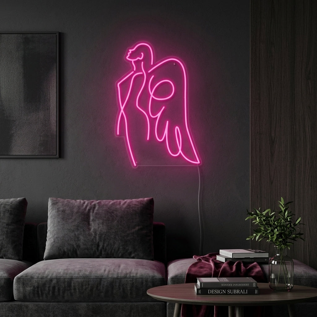 "Engel Mamma" Neonskilt