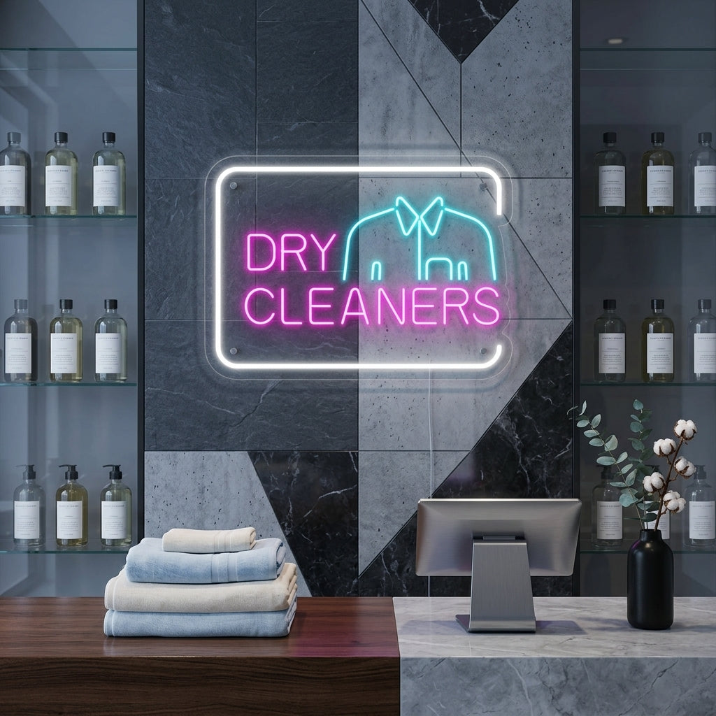 "Dry Cleaners" Neonskilt