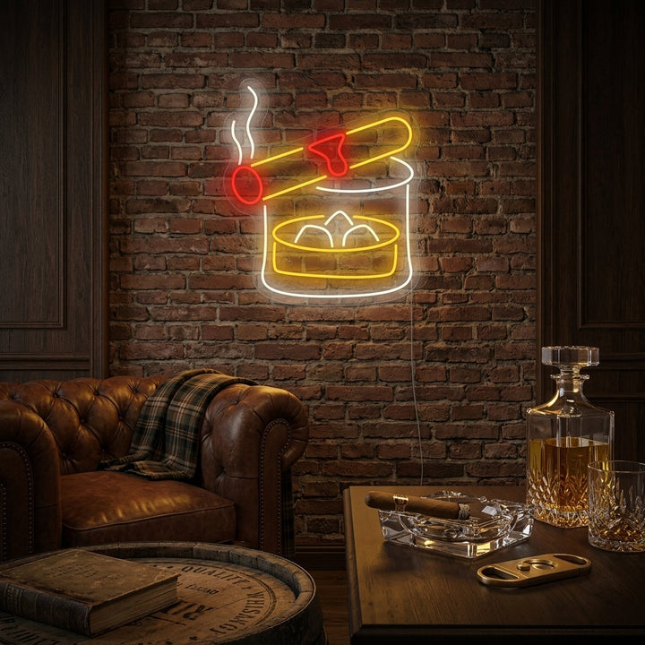 "Whisky glass" Neonskilt
