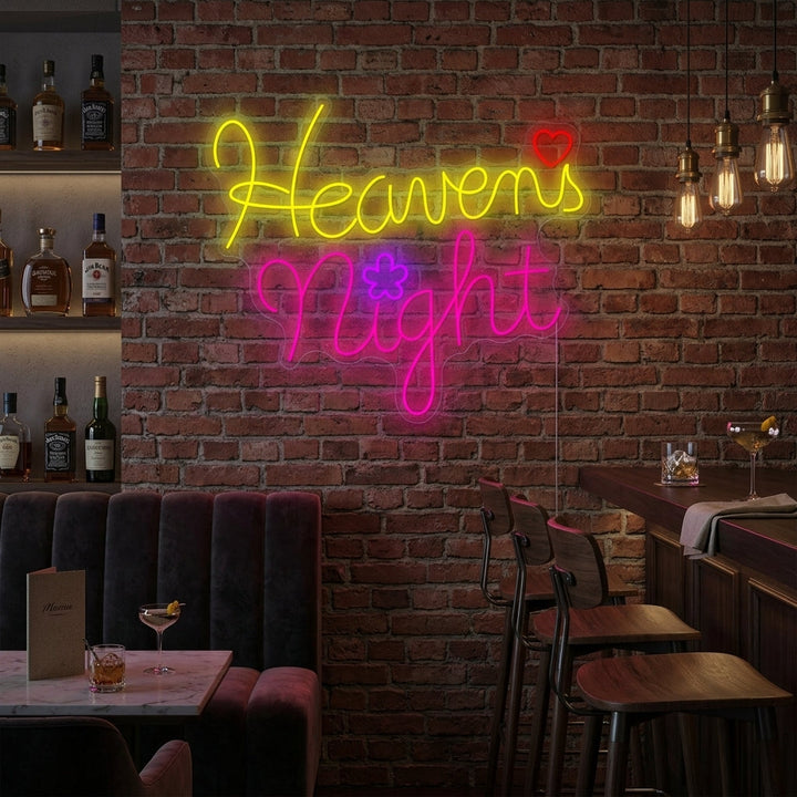 "Heavens Night" Neonskilt