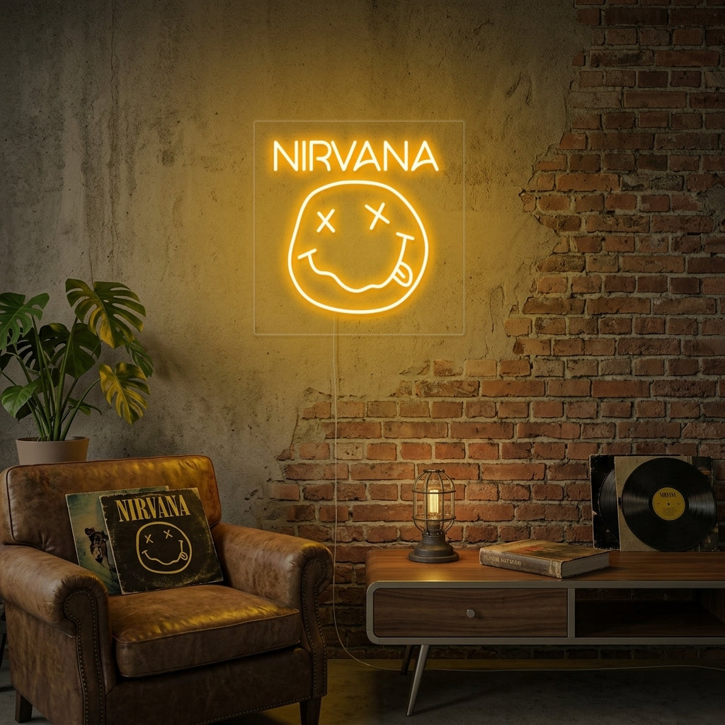 "Nirvana" Neonskilt