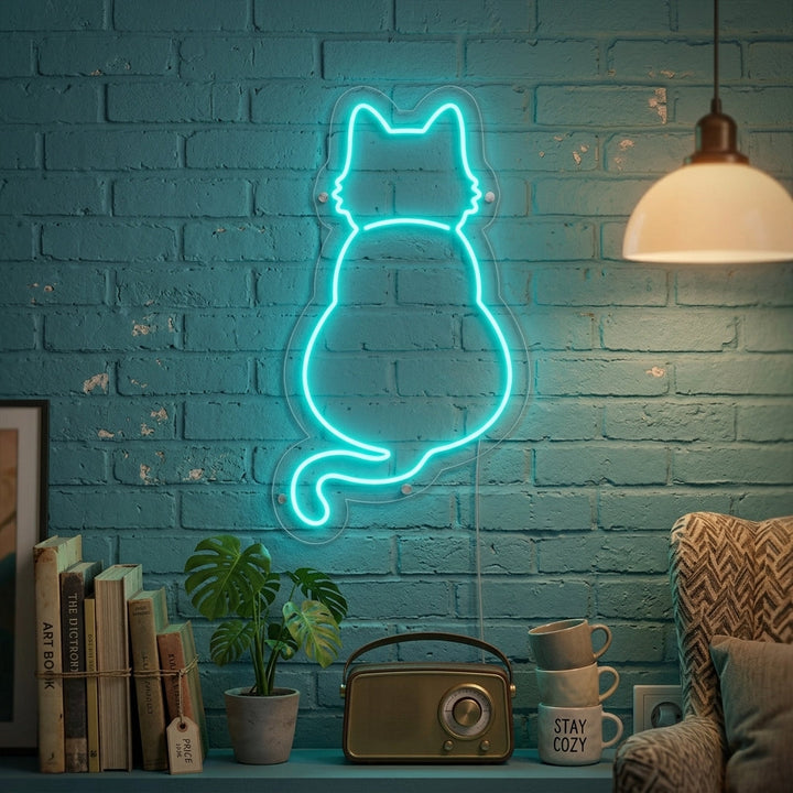 "Katt" Neonskilt