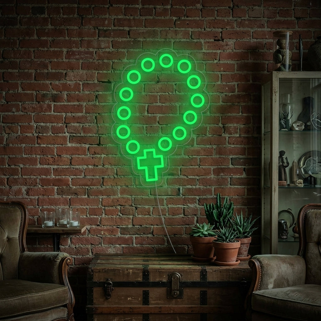 "Rosenkransperler" Neonskilt