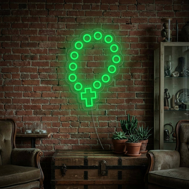 "Rosenkransperler" Neonskilt