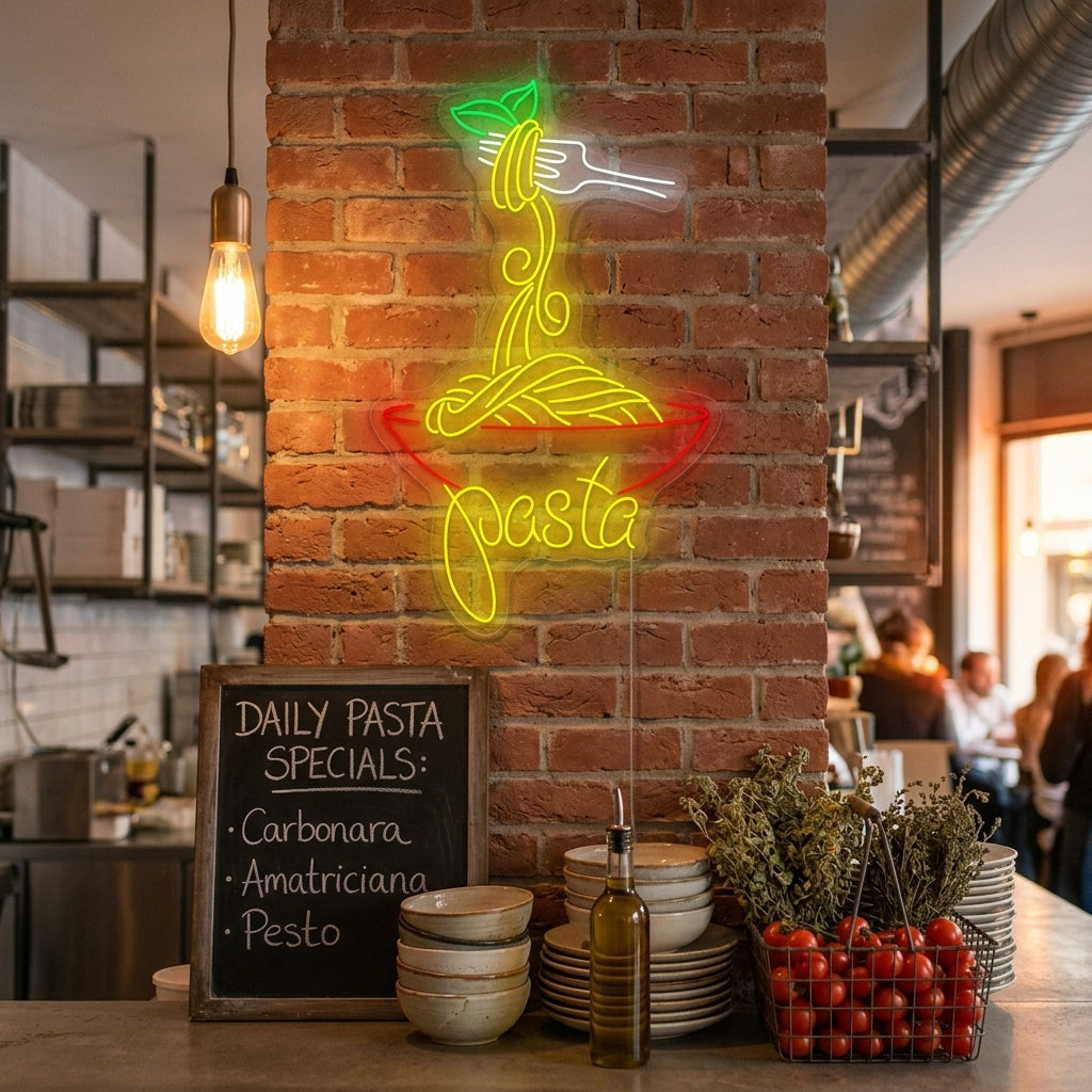 "italiensk pasta" Neonskilt