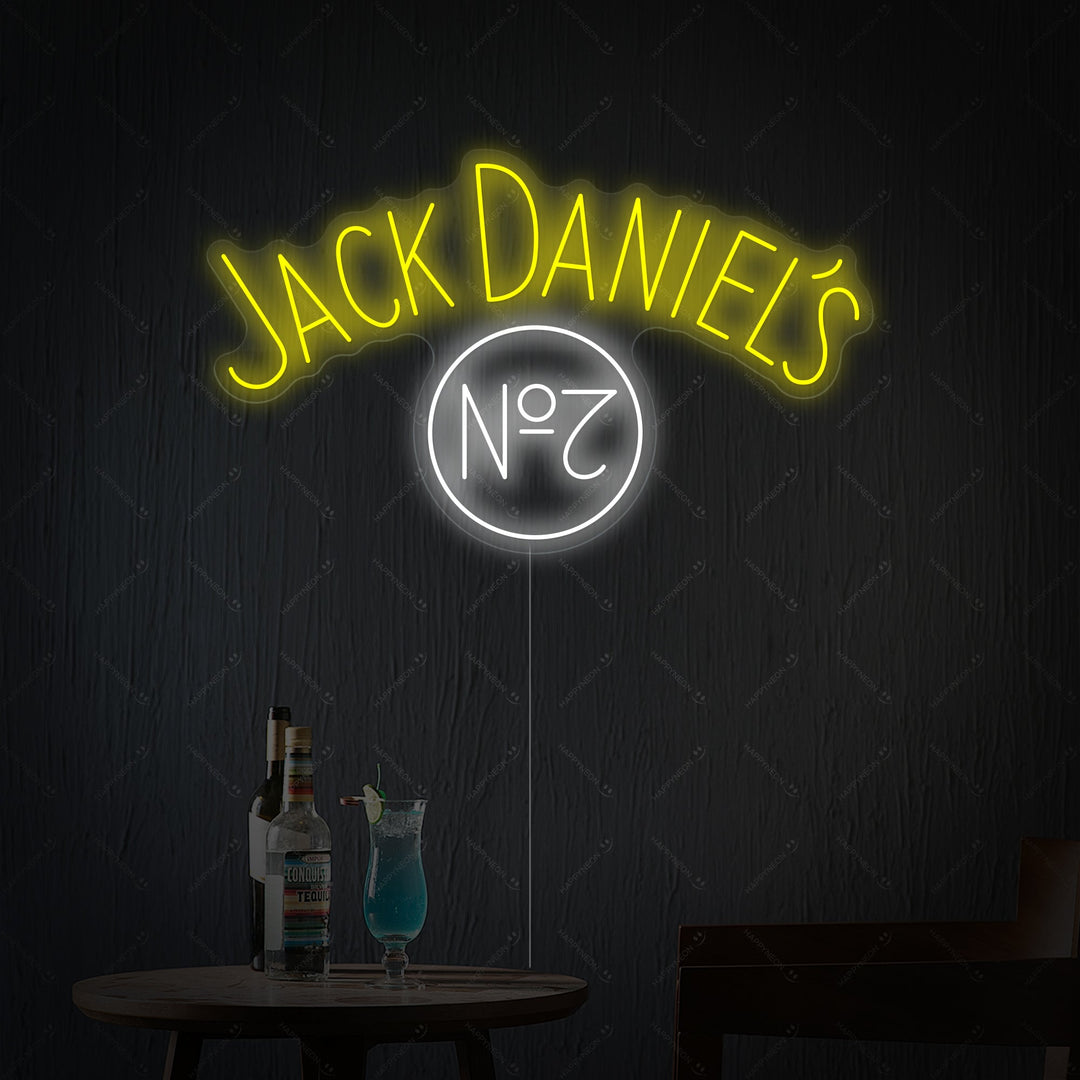 "Jack No.7" Neonskilt