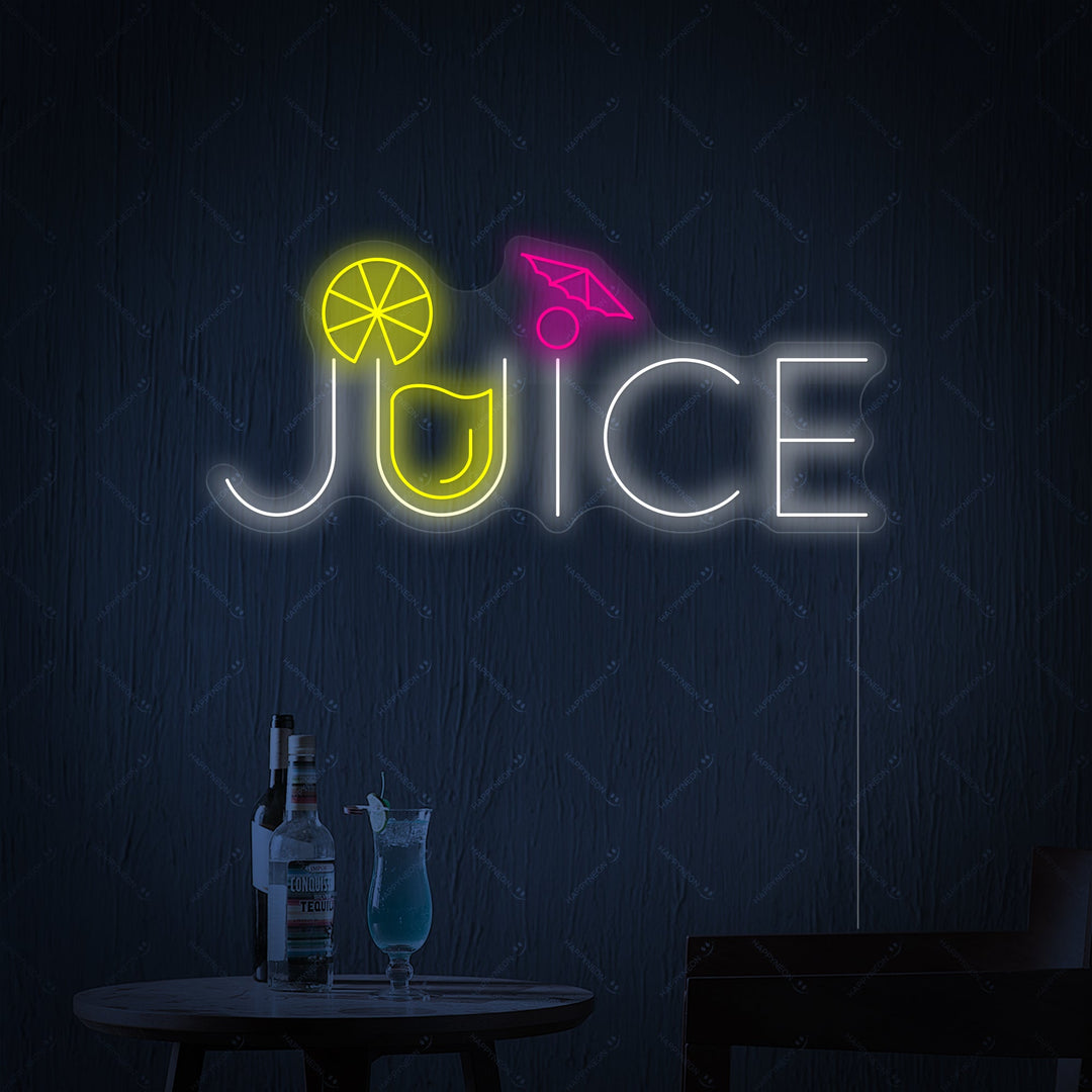 "Juice" Neonskilt