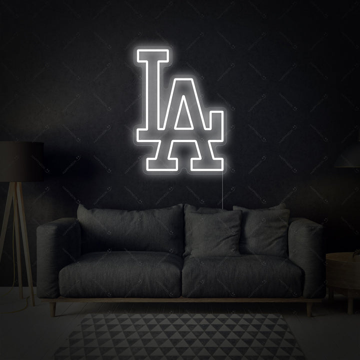 "LA" Neonskilt