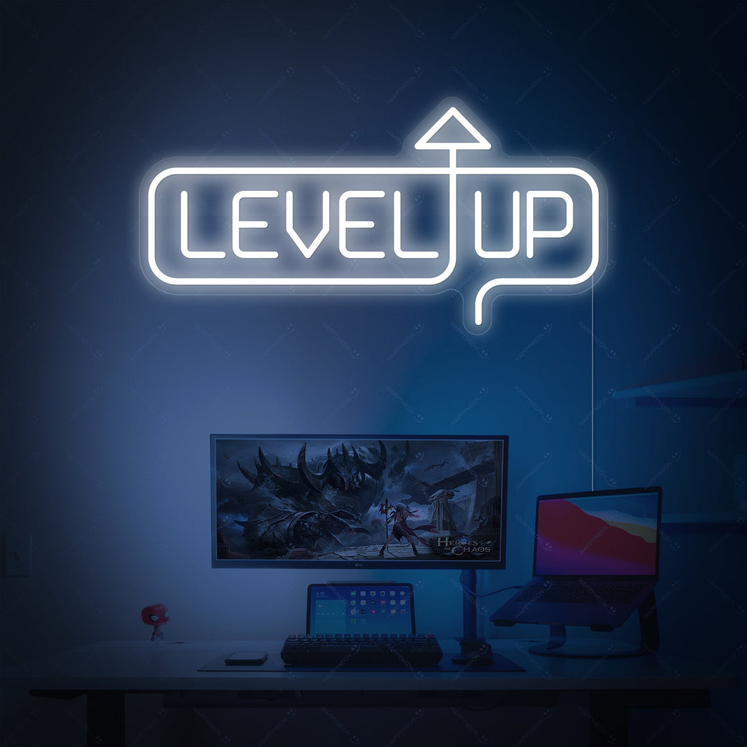 "Level Up" Neonskilt