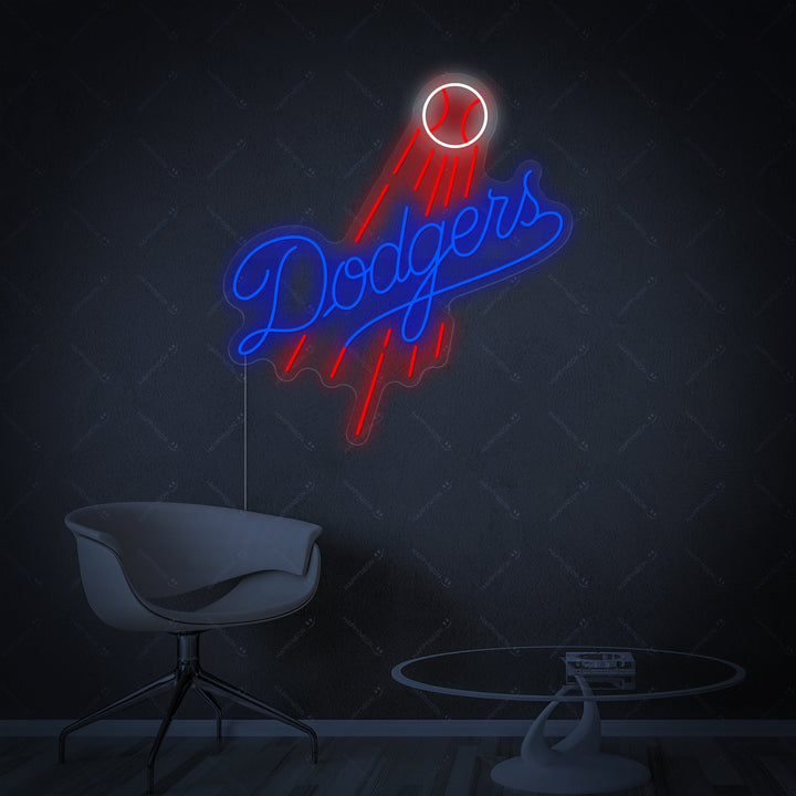 "Los Angeles Dodgers" Neonskilt