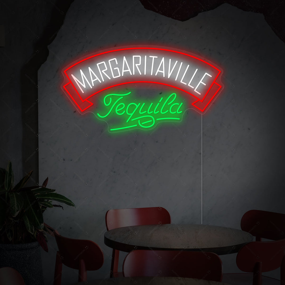 "Margaritaville Tequila" Neonskilt