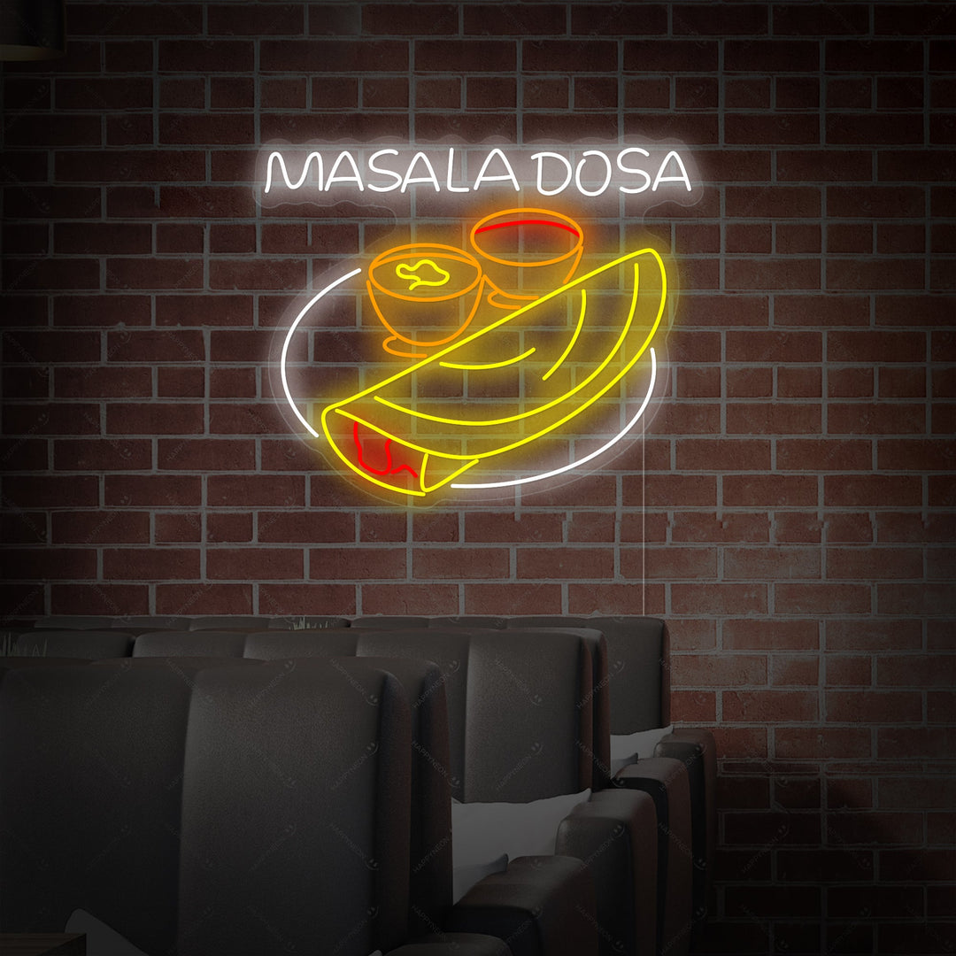 "Masala Dosa" Neonskilt