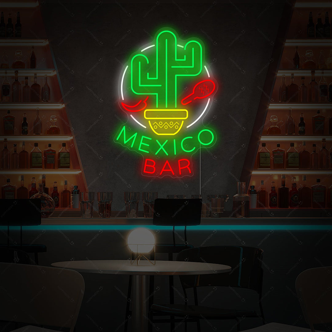 "Mexico Bar" Neonskilt