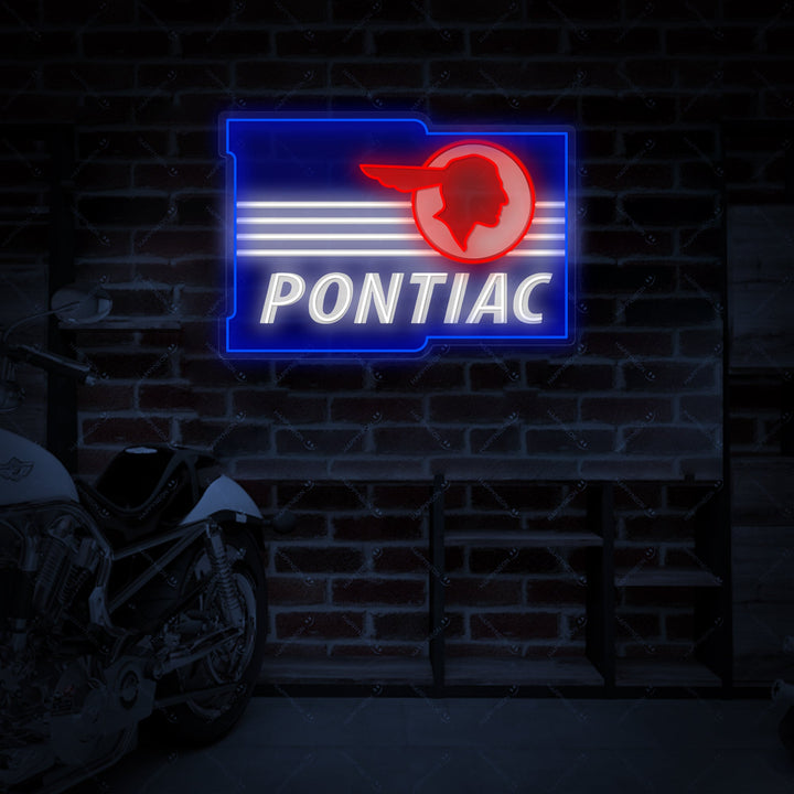 "Ponti-Car" Neonskilt