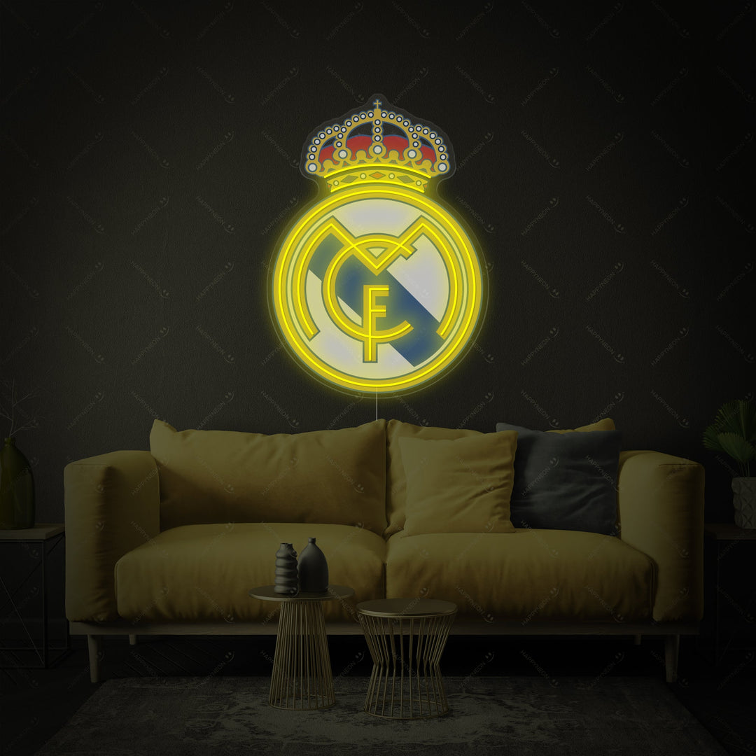 "Real Madrid-logoen" Neonskilt