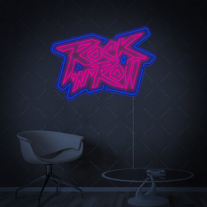 "Rock 'n Roll" Neonskilt