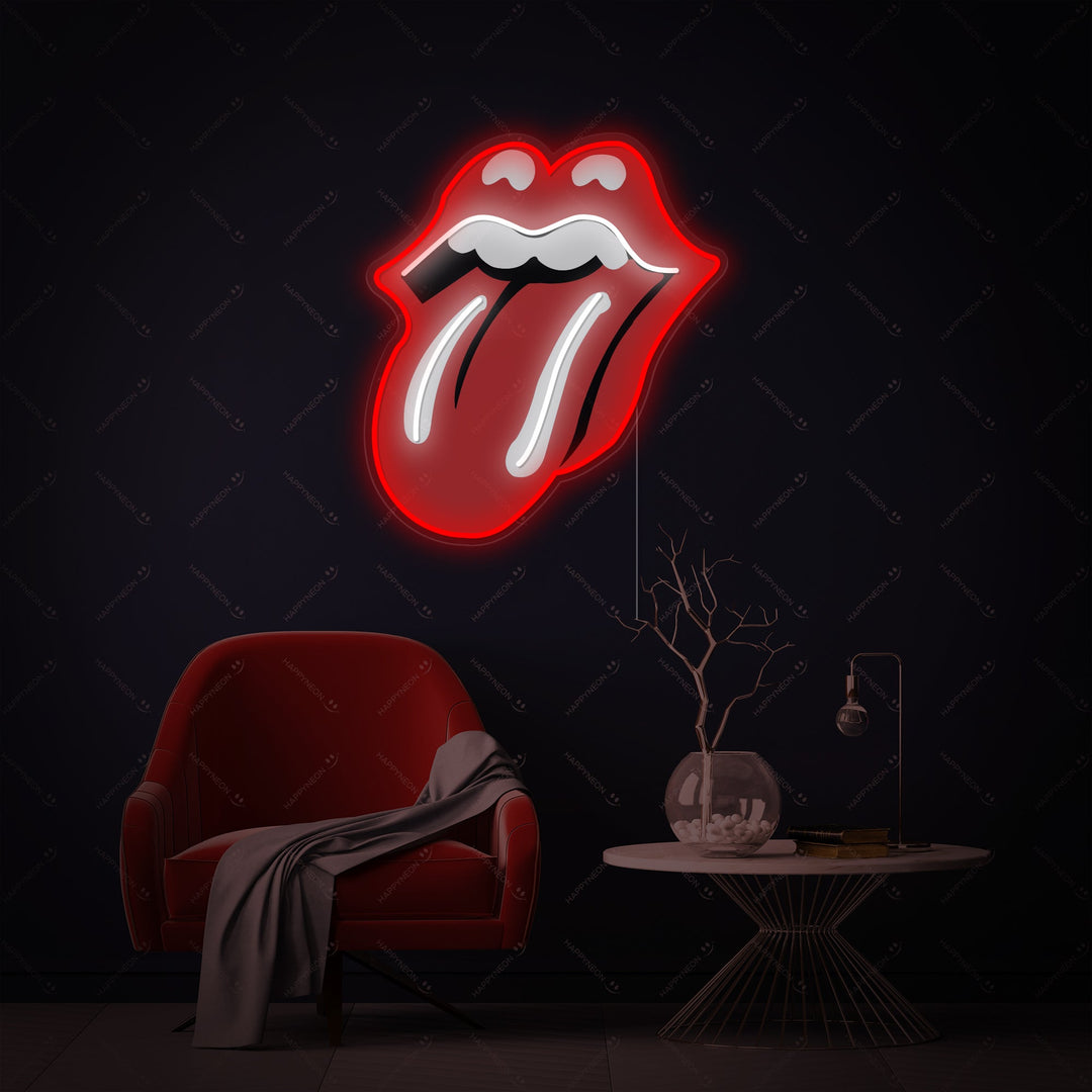 "Rolling Stones" Neonskilt