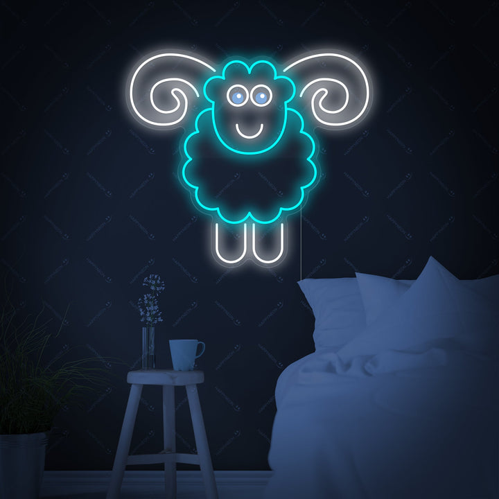 "Sau" Neonskilt