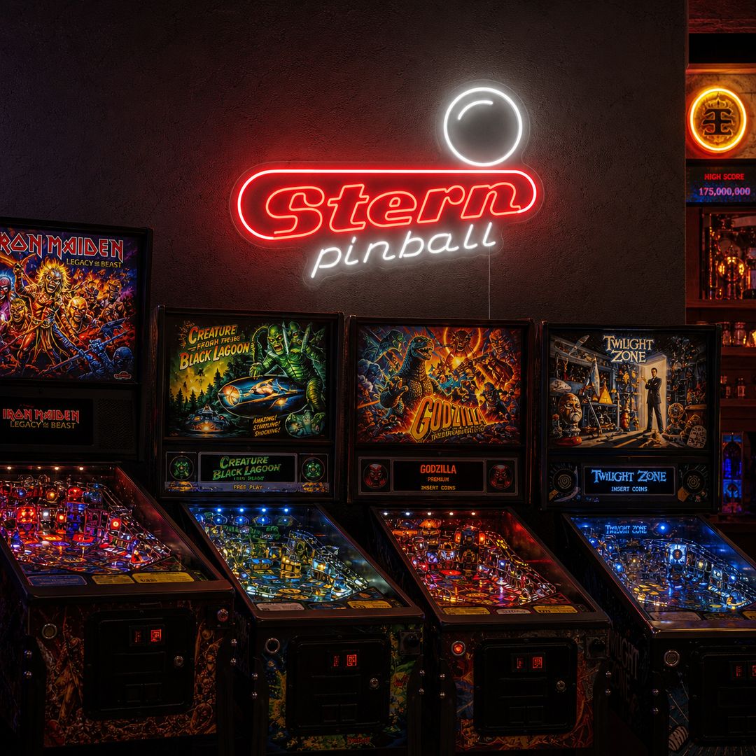 "Stern Pinball" Neonskilt
