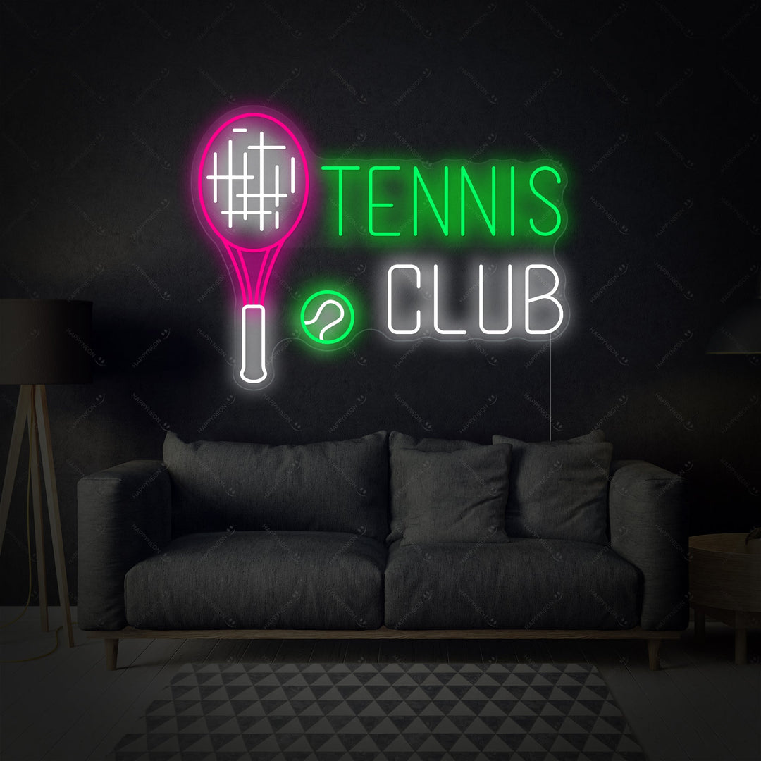 "Tennis Club" Neonskilt