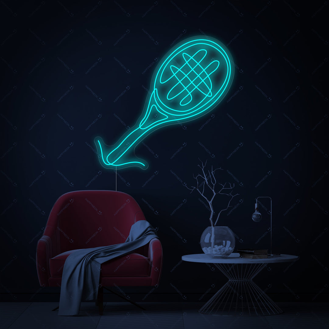 "Tennisracket" Neonskilt