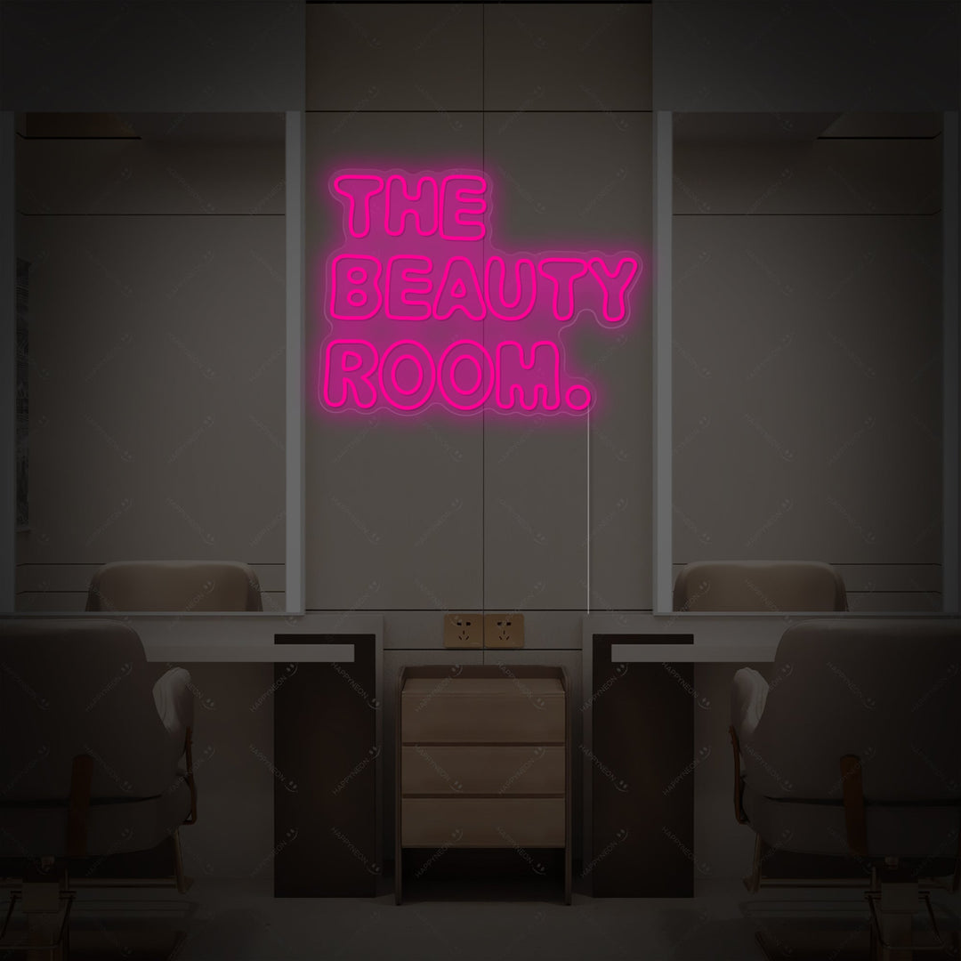 "The Beauty Room" Neonskilt