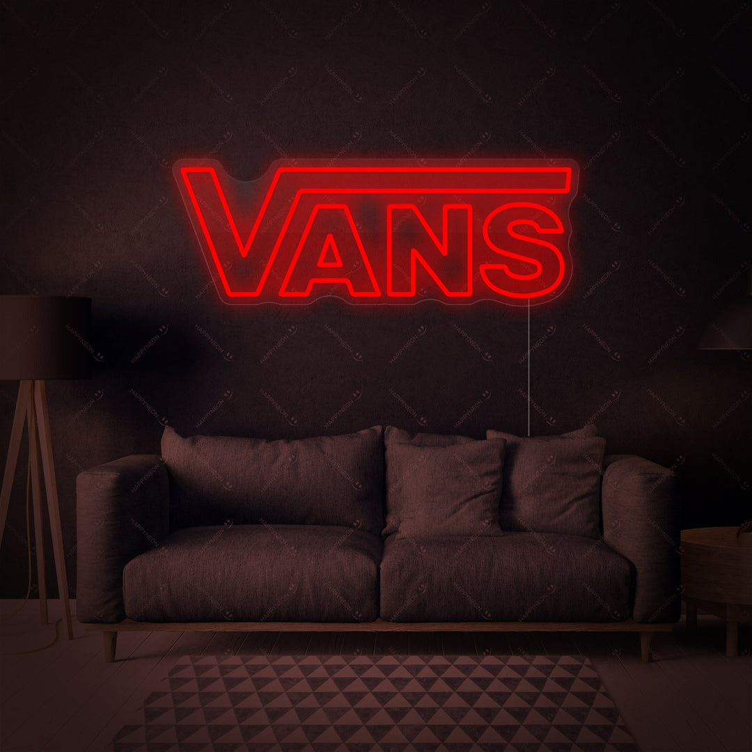 "Vans" Neonskilt