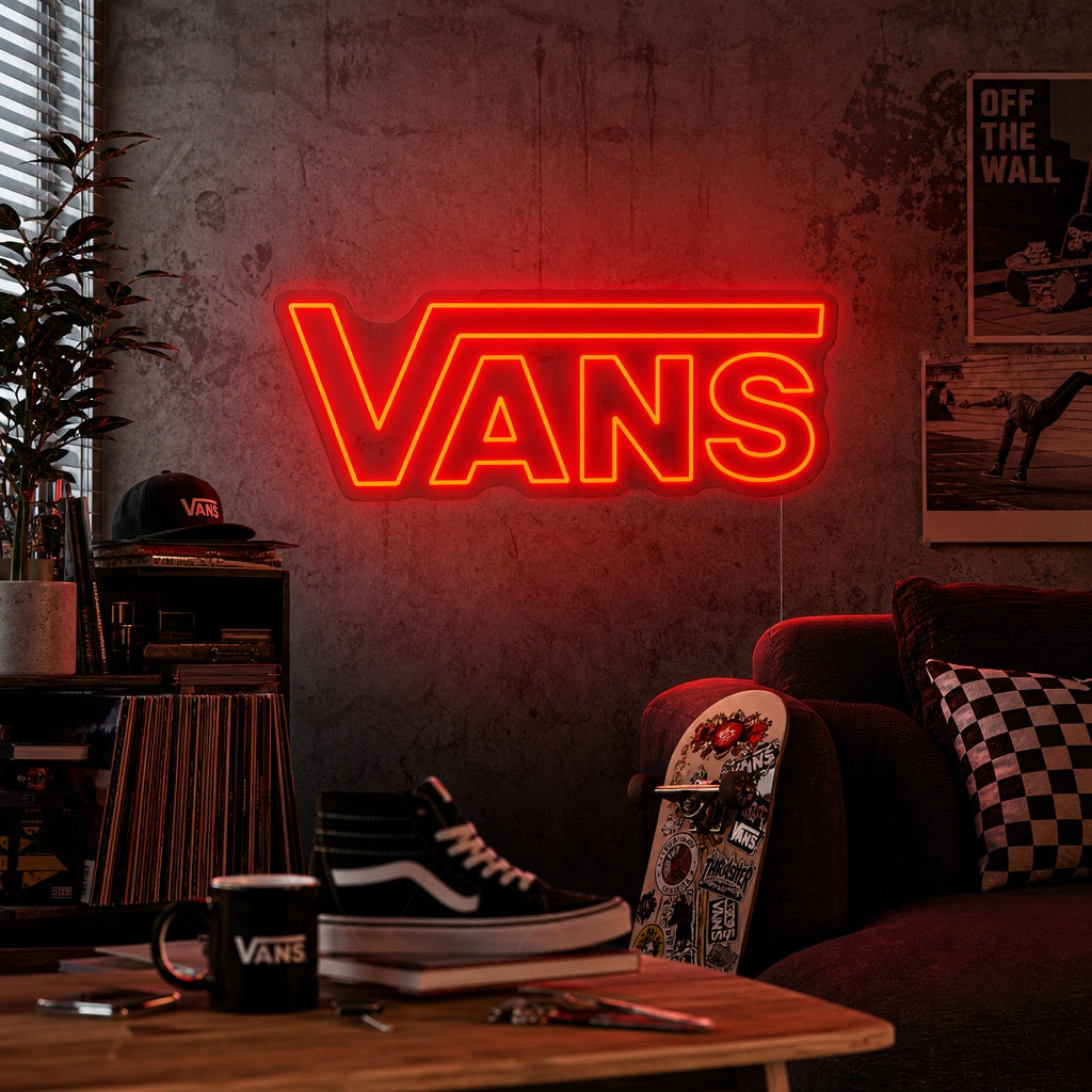 "Vans" Neonskilt