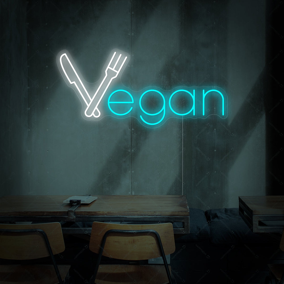 "Vegan" Neonskilt