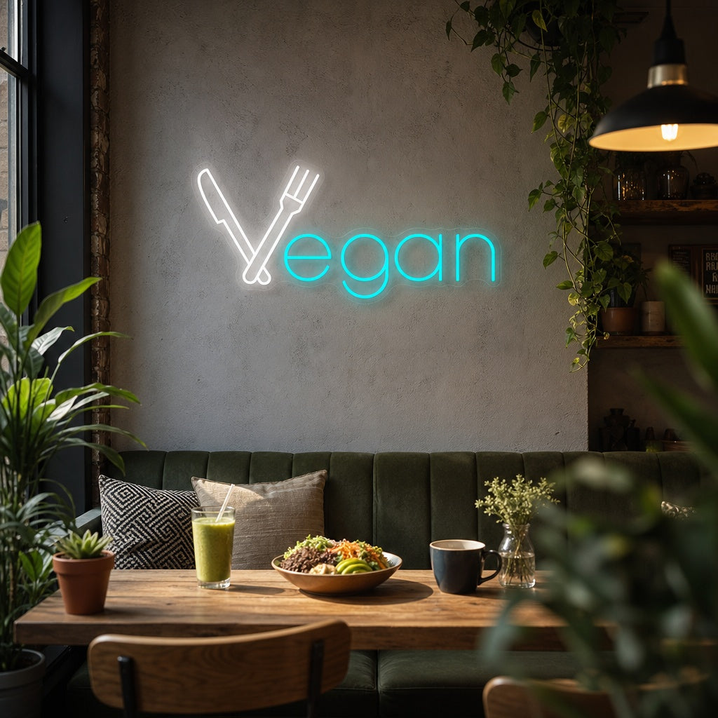"Vegan" Neonskilt