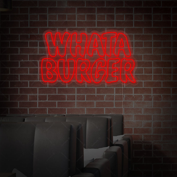 "Whataburger" Neonskilt