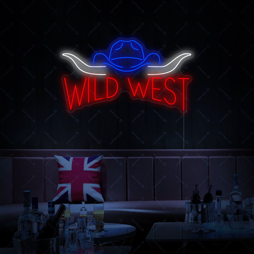 "Wild West" Neonskilt