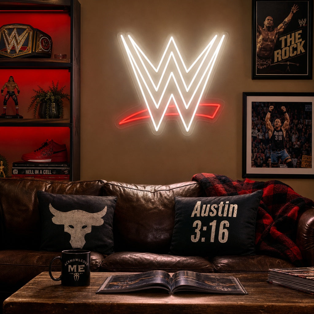 "Wwe" Neonskilt
