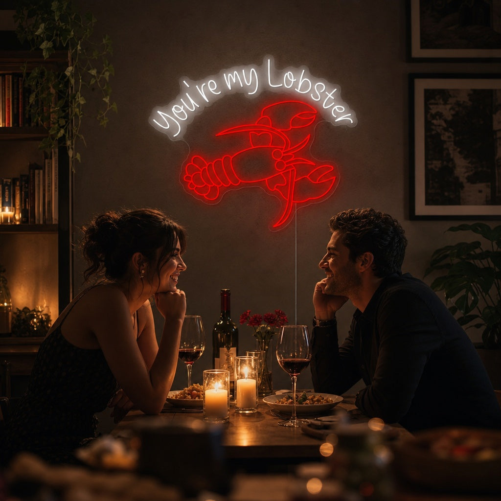 "You're My Lobster" Neonskilt